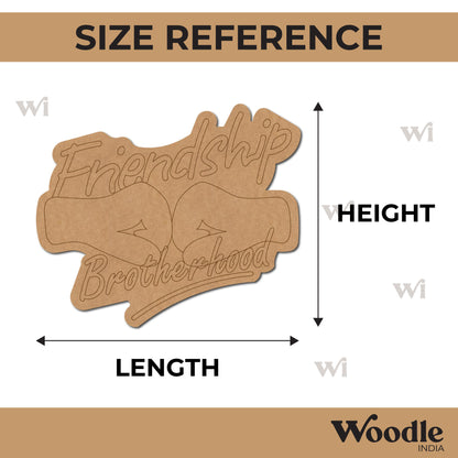 Friendship Day Pre Marked Base MDF Design 12