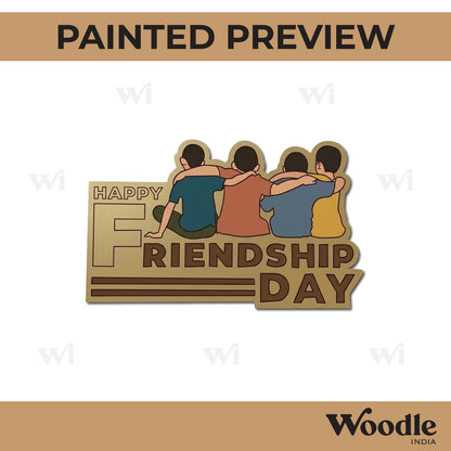 Friendship Day Pre Marked Base MDF Design 14