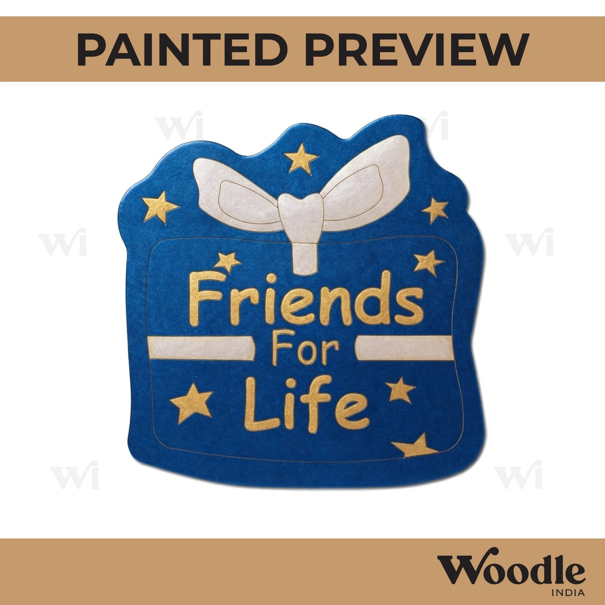 Friendship Day Pre Marked Base MDF Design 3