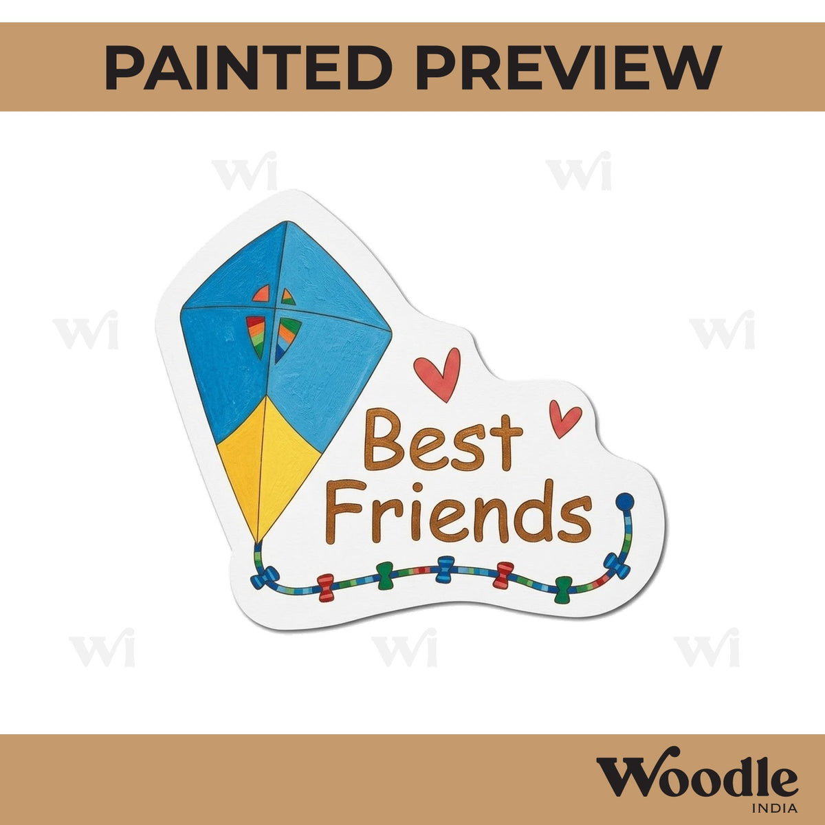 Friendship Day Pre Marked Base MDF Design 4