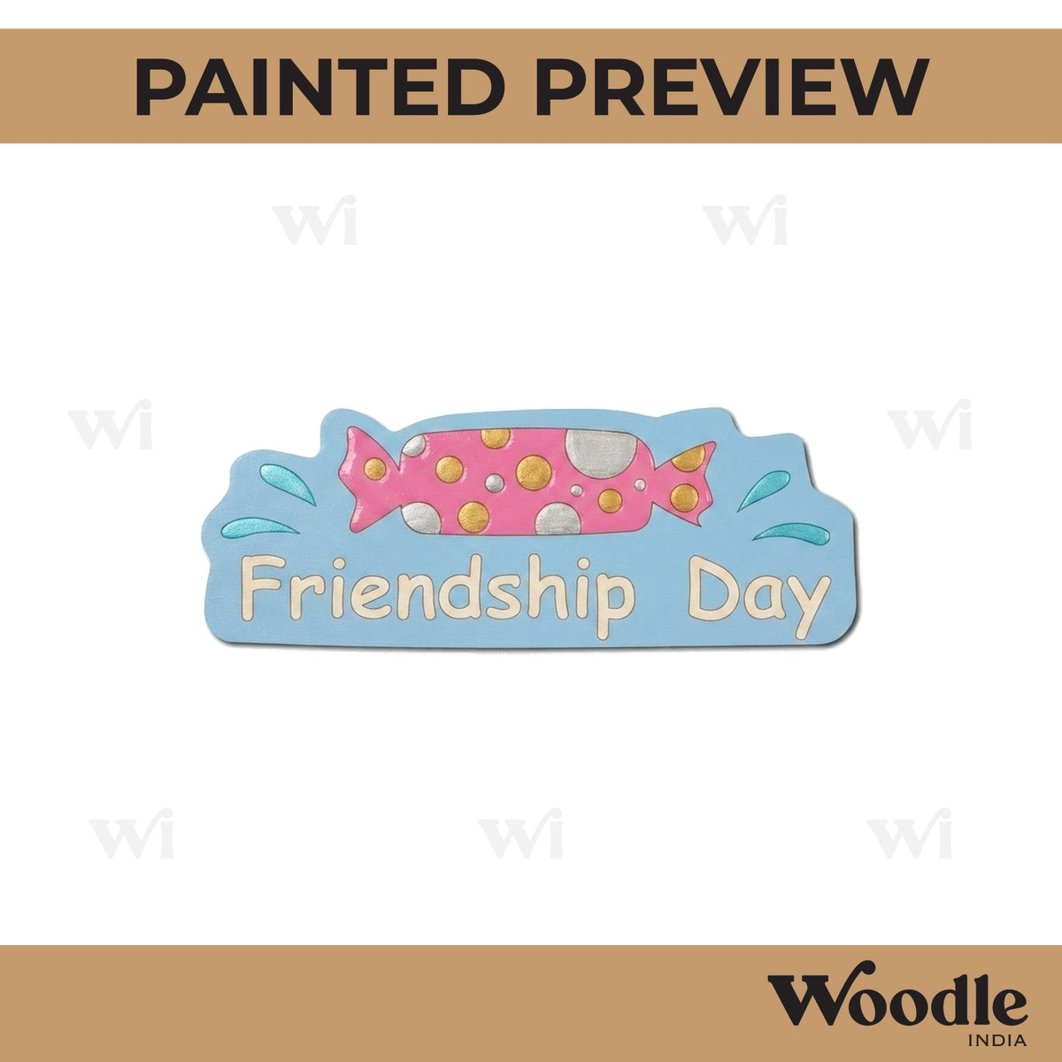 Friendship Day Pre Marked Base MDF Design 8