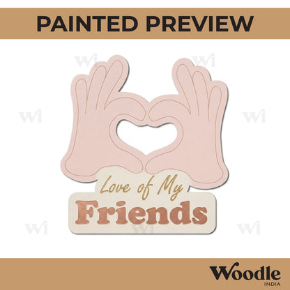 Friendship Day Pre Marked Base MDF Design 9