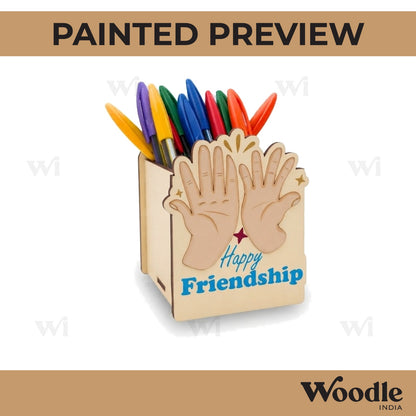 Friendship Day Pen Stand MDF Design 1