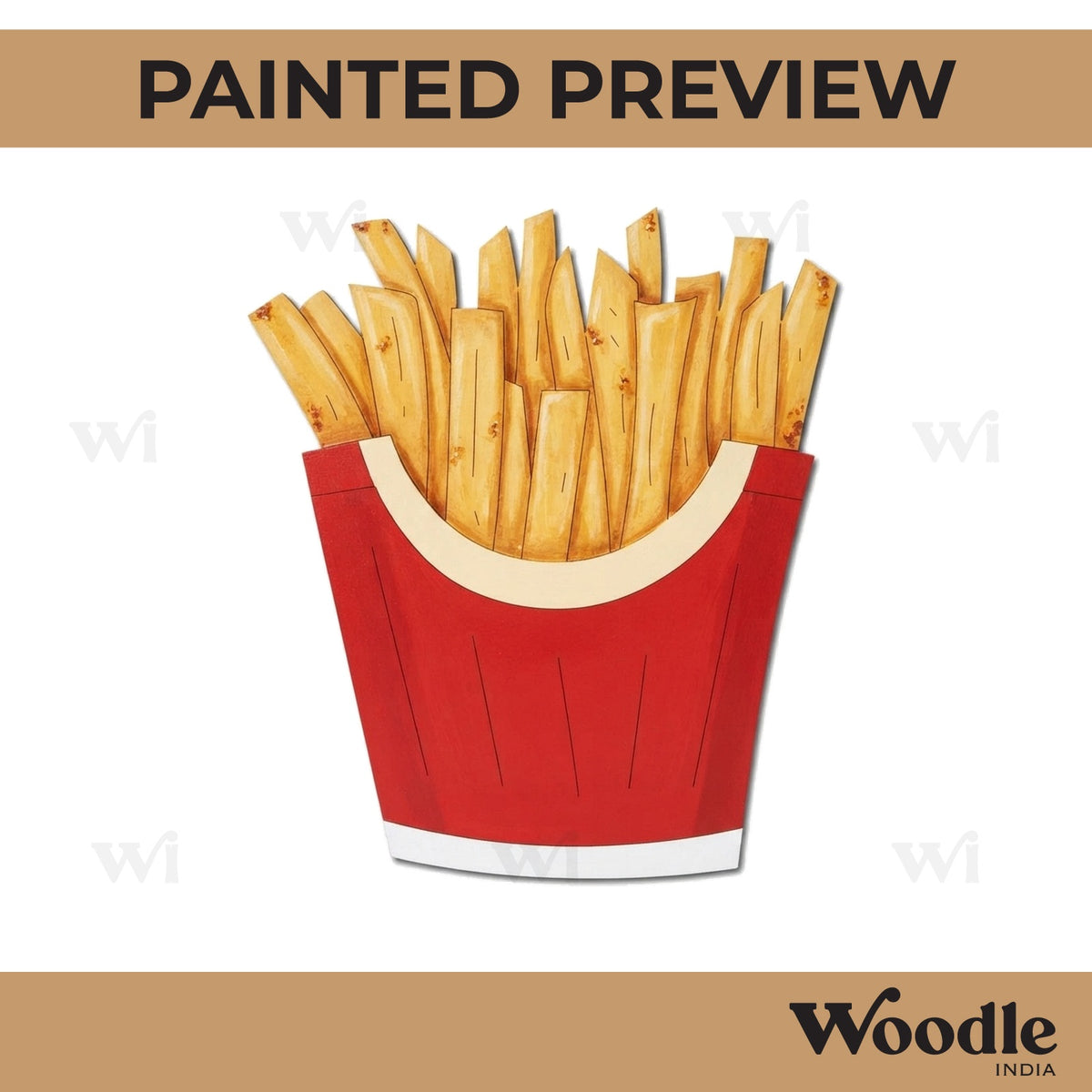 Fries Pre Marked MDF Design 1