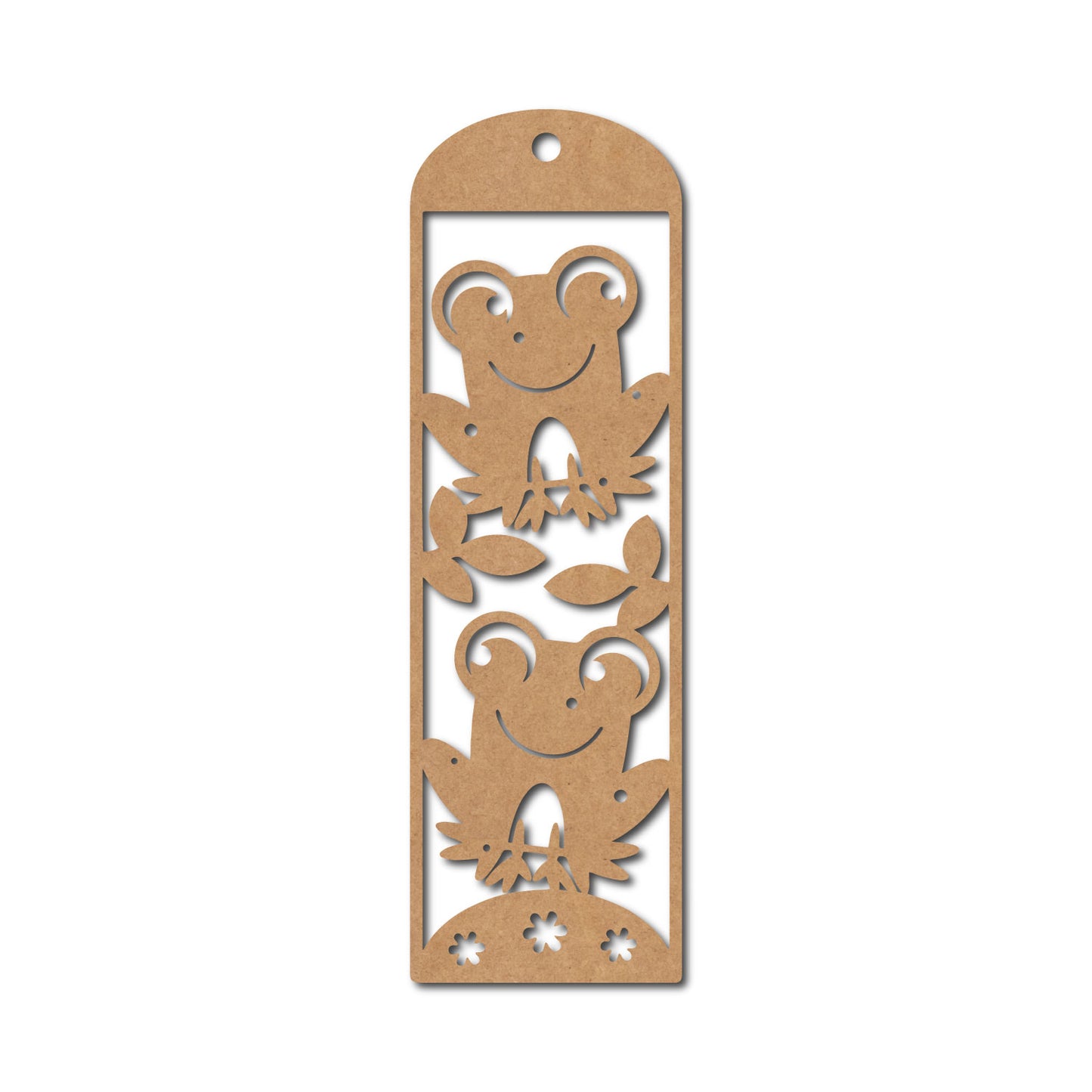 Frog Bookmark MDF Design 1