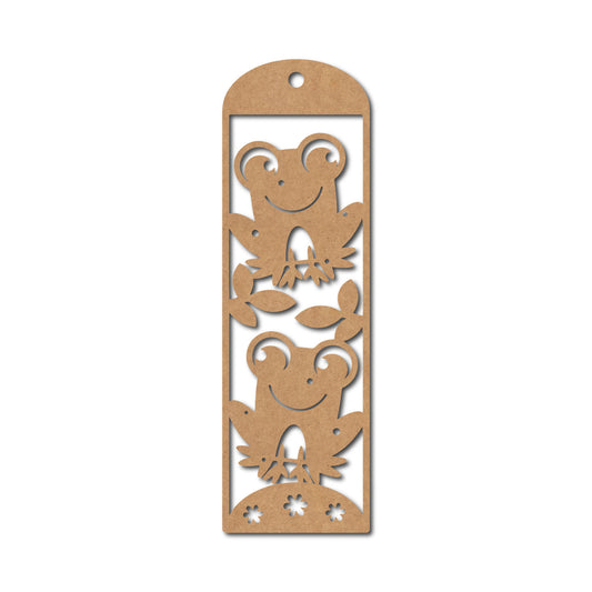 Frog Bookmark MDF Design 1