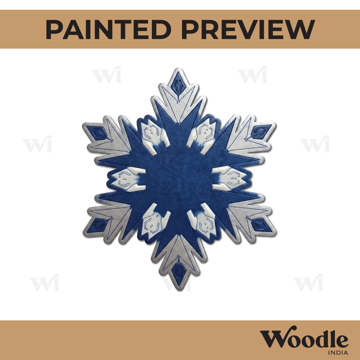 Frozen Cartoon Pre Marked MDF Design 4