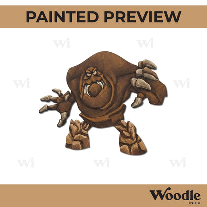 Frozen Cartoon Pre Marked MDF Design 6
