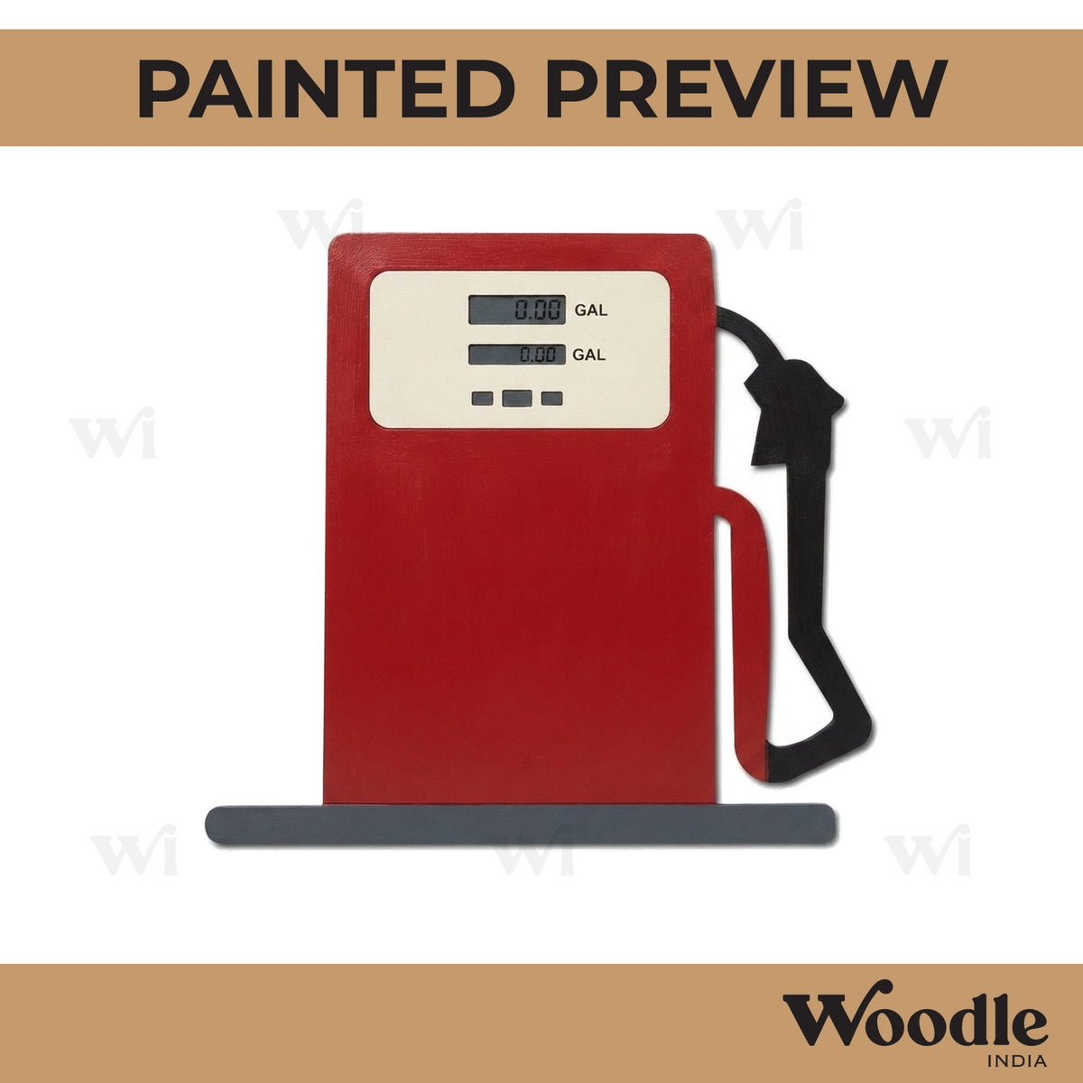 Fuel Pump Pre Marked MDF Design 2