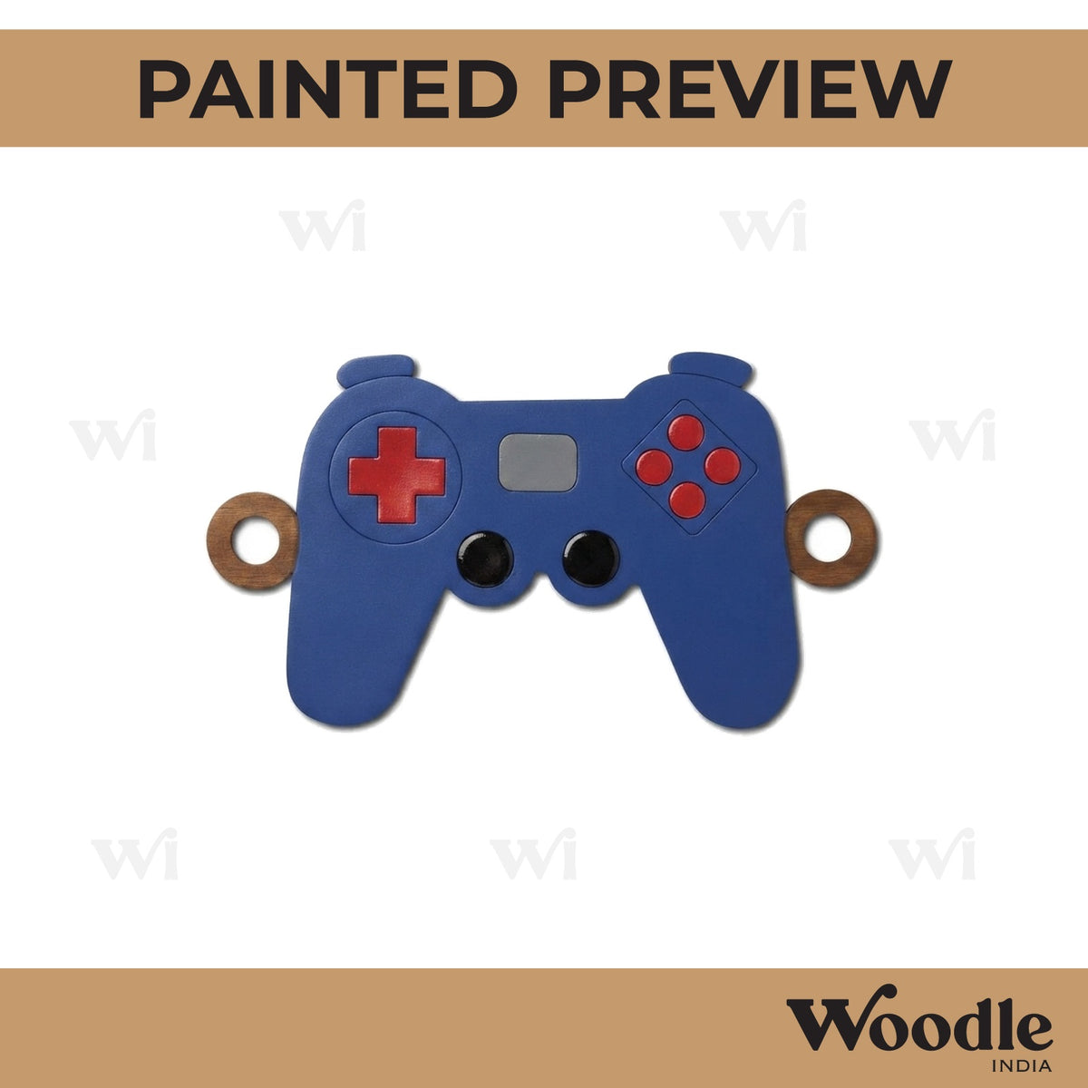 Gaming Controller Rakhi Pre Marked MDF Design 1