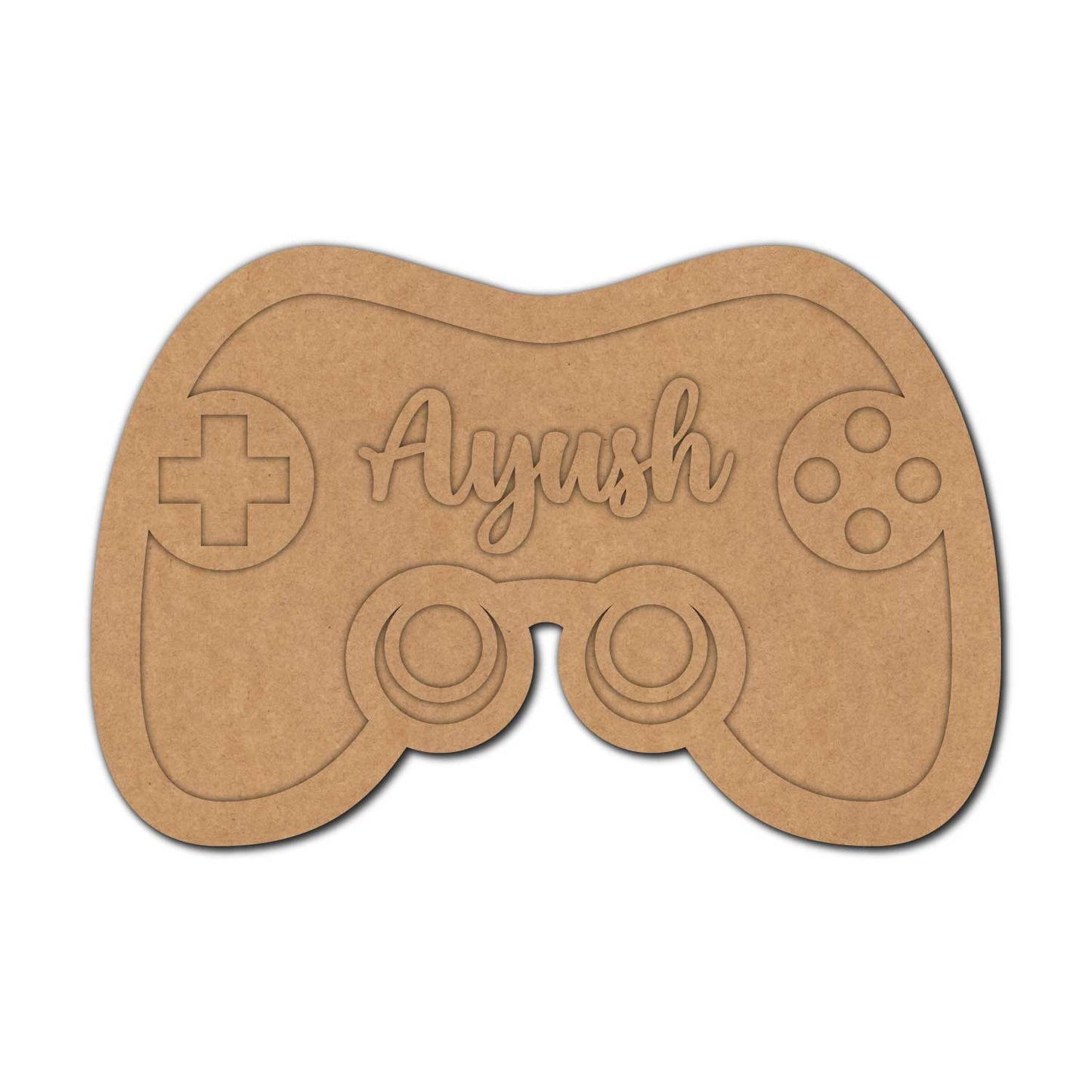 Gaming Nameplate MDF Design 2