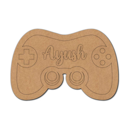 Gaming Nameplate MDF Design 2
