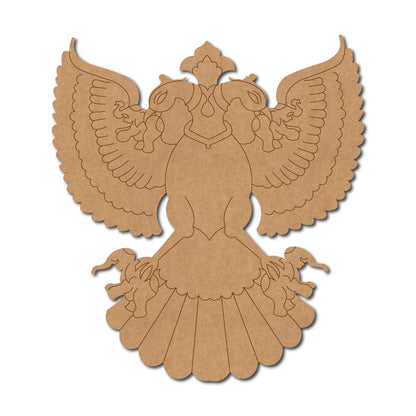 Gandabherunda Narasimha Pakshi Lord Vishnu Pre Marked MDF Design 1