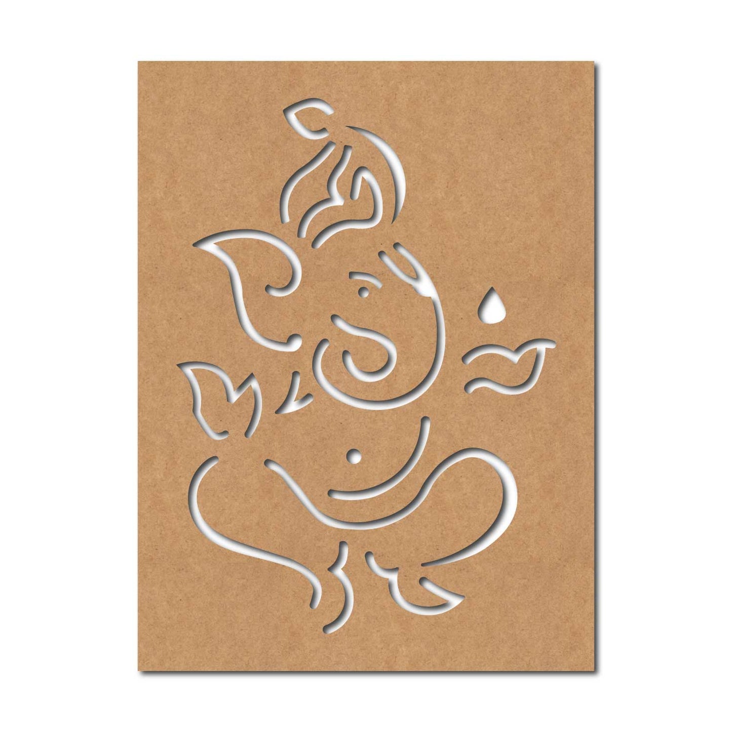 Ganesha Base Cutout MDF Design 11