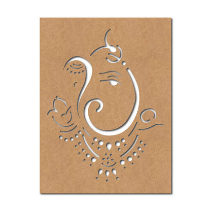 Ganesha Base Cutout MDF Design 13