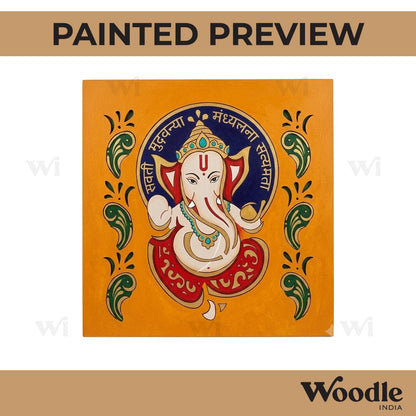 Ganesha Base Cutout MDF Design 14