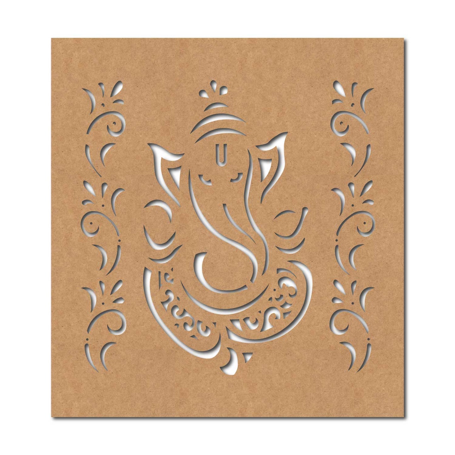 Ganesha Base Cutout MDF Design 14
