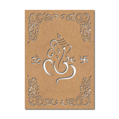 Ganesha Base Cutout MDF Design 15