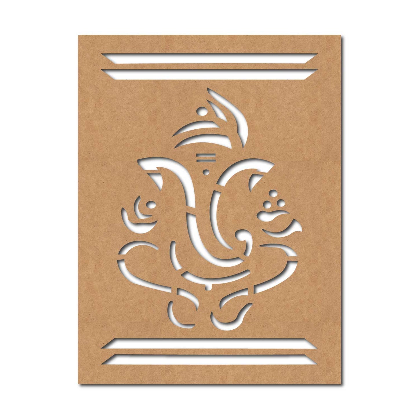 Ganesha Base Cutout MDF Design 16