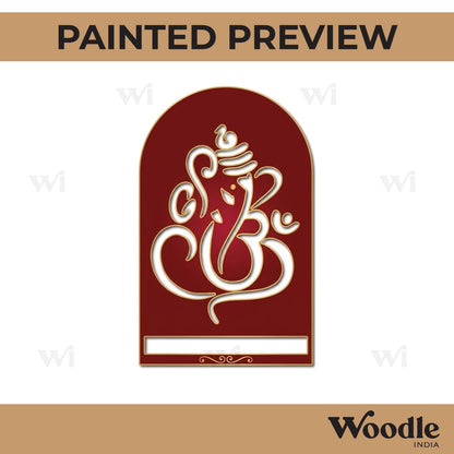 Ganesha Base Cutout MDF Design 17