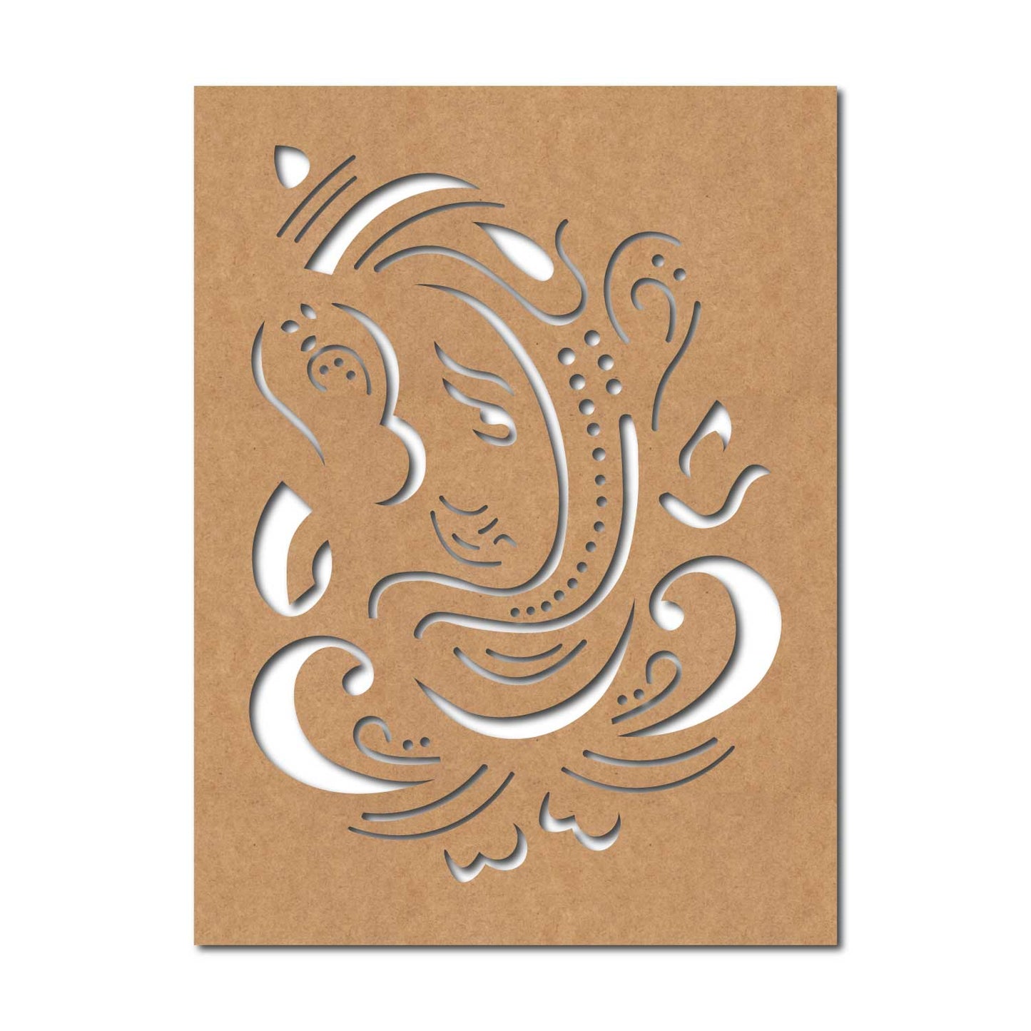 Ganesha Base Cutout MDF Design 5