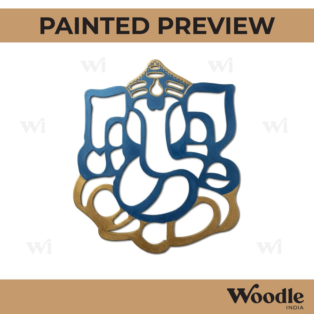 Ganesha Cutout MDF Design 1