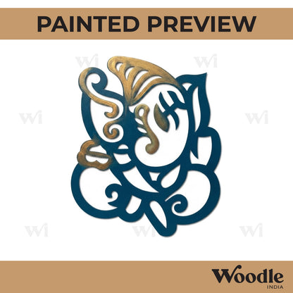 Ganesha Cutout MDF Design 10