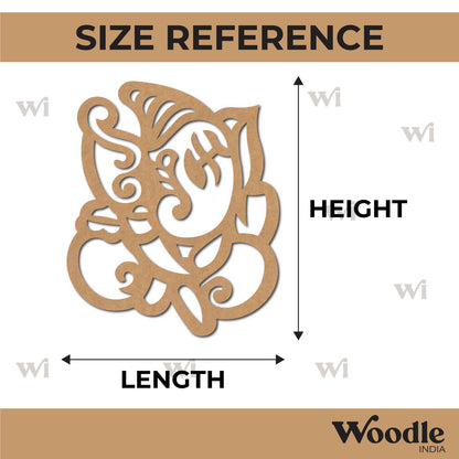 Ganesha Cutout MDF Design 10