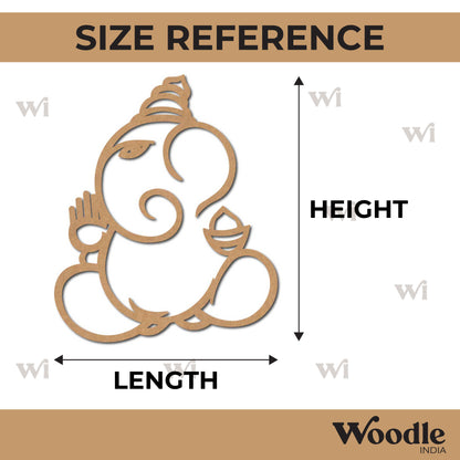 Ganesha Cutout MDF Design 11