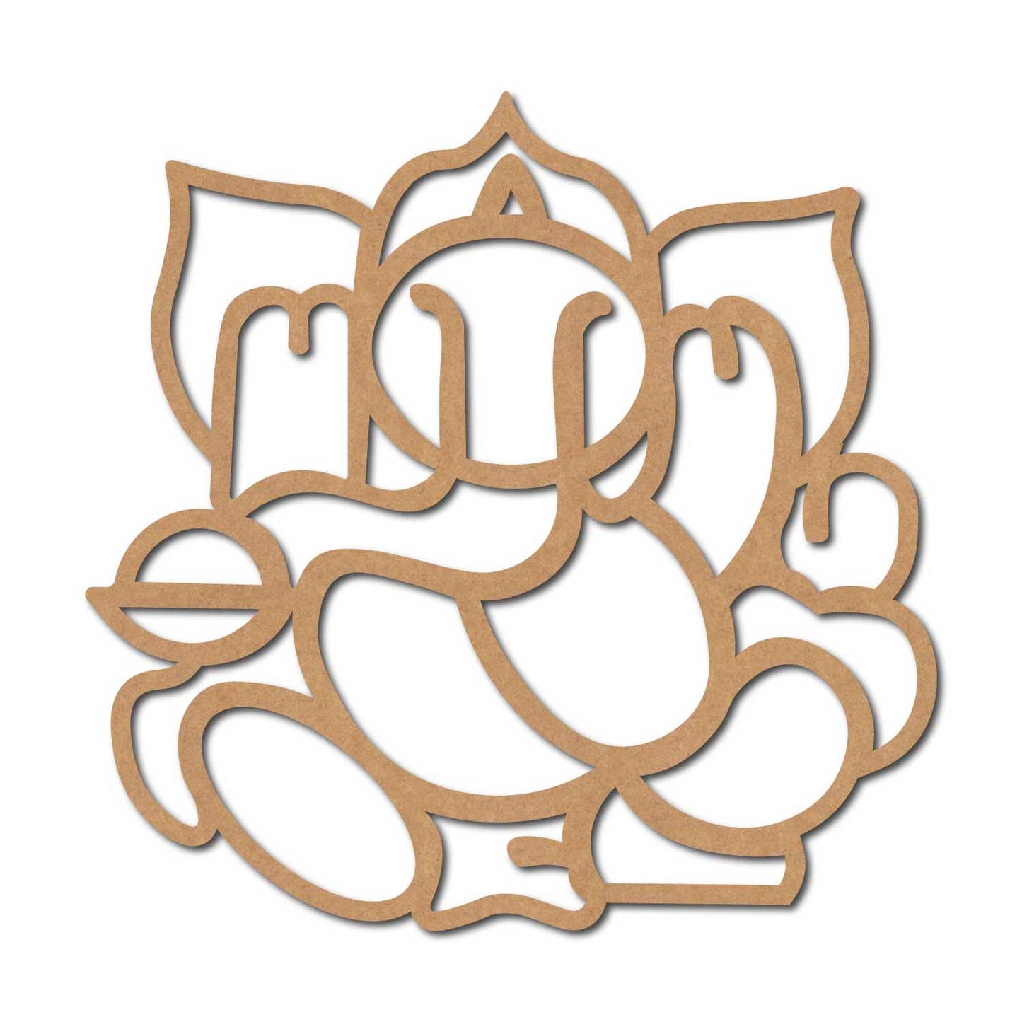 Ganesha Cutout MDF Design 12
