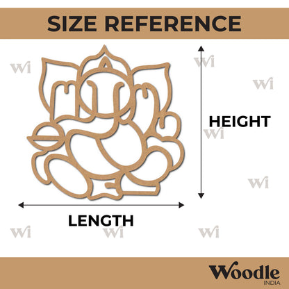 Ganesha Cutout MDF Design 12