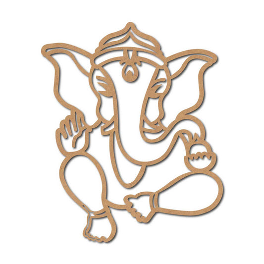 Ganesha Cutout MDF Design 13