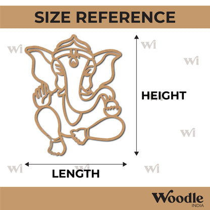Ganesha Cutout MDF Design 13