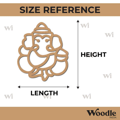 Ganesha Cutout MDF Design 14