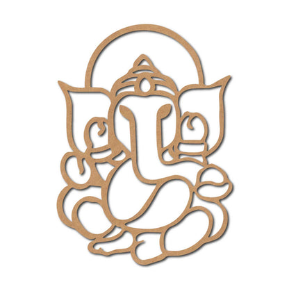 Ganesha Cutout MDF Design 15