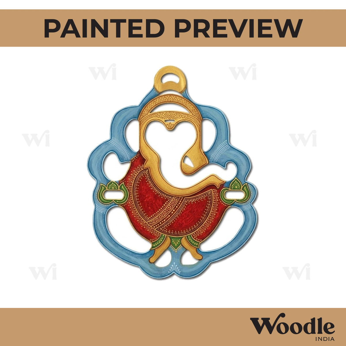 Ganesha Cutout MDF Design 16