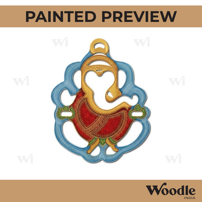 Ganesha Cutout MDF Design 16