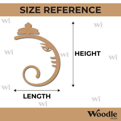 Ganesha Cutout MDF Design 18