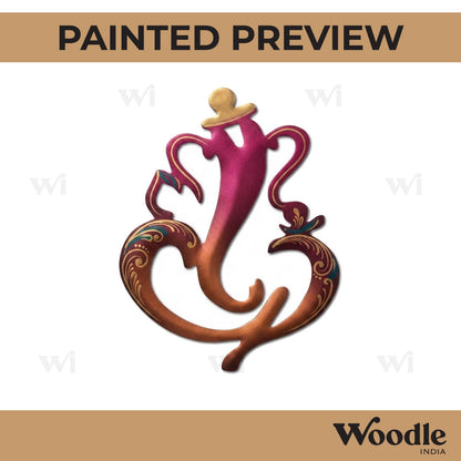 Ganesha Cutout MDF Design 2
