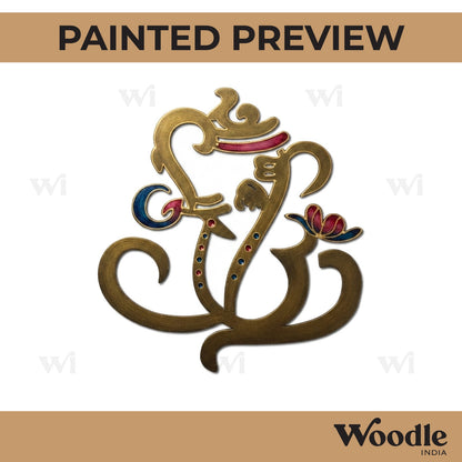 Ganesha Cutout MDF Design 3