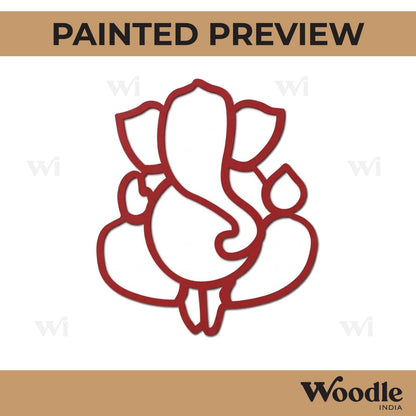 Ganesha Cutout MDF Design 4
