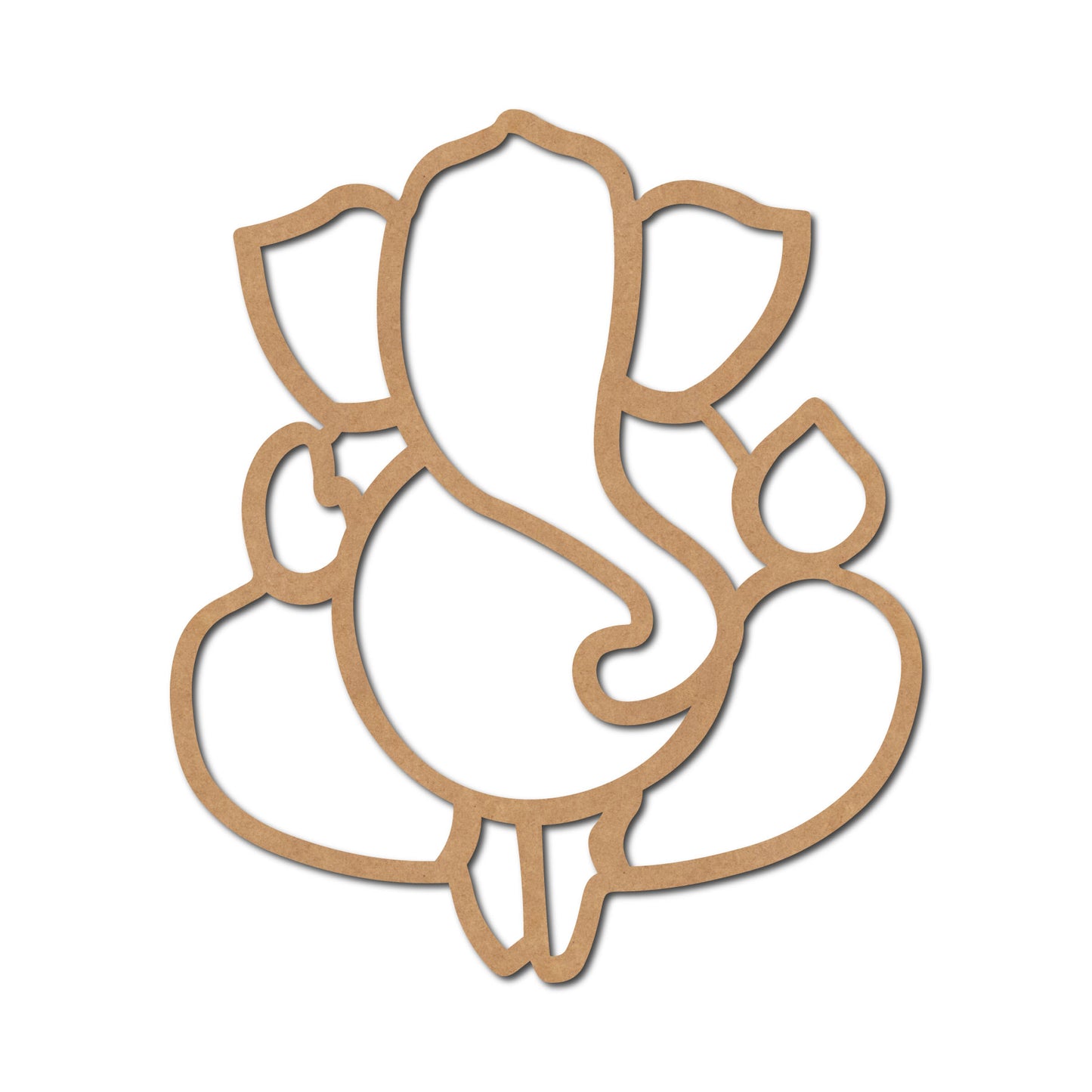 Ganesha Cutout MDF Design 4