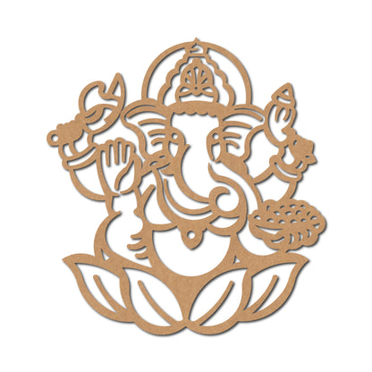 Ganesha Cutout MDF Design 5