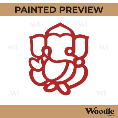 Ganesha Cutout MDF Design 6