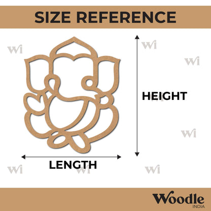 Ganesha Cutout MDF Design 6