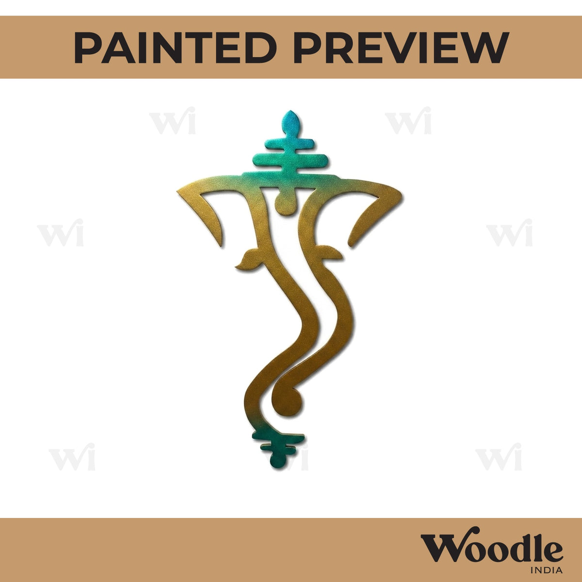 Ganesha Cutout MDF Design 7