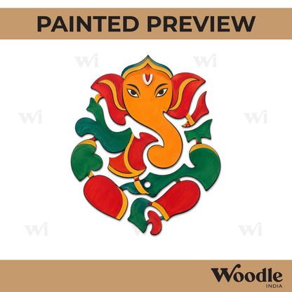 Ganesha Cutout MDF Design 8