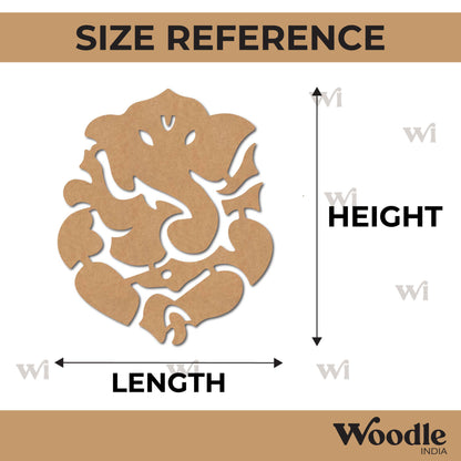 Ganesha Cutout MDF Design 8