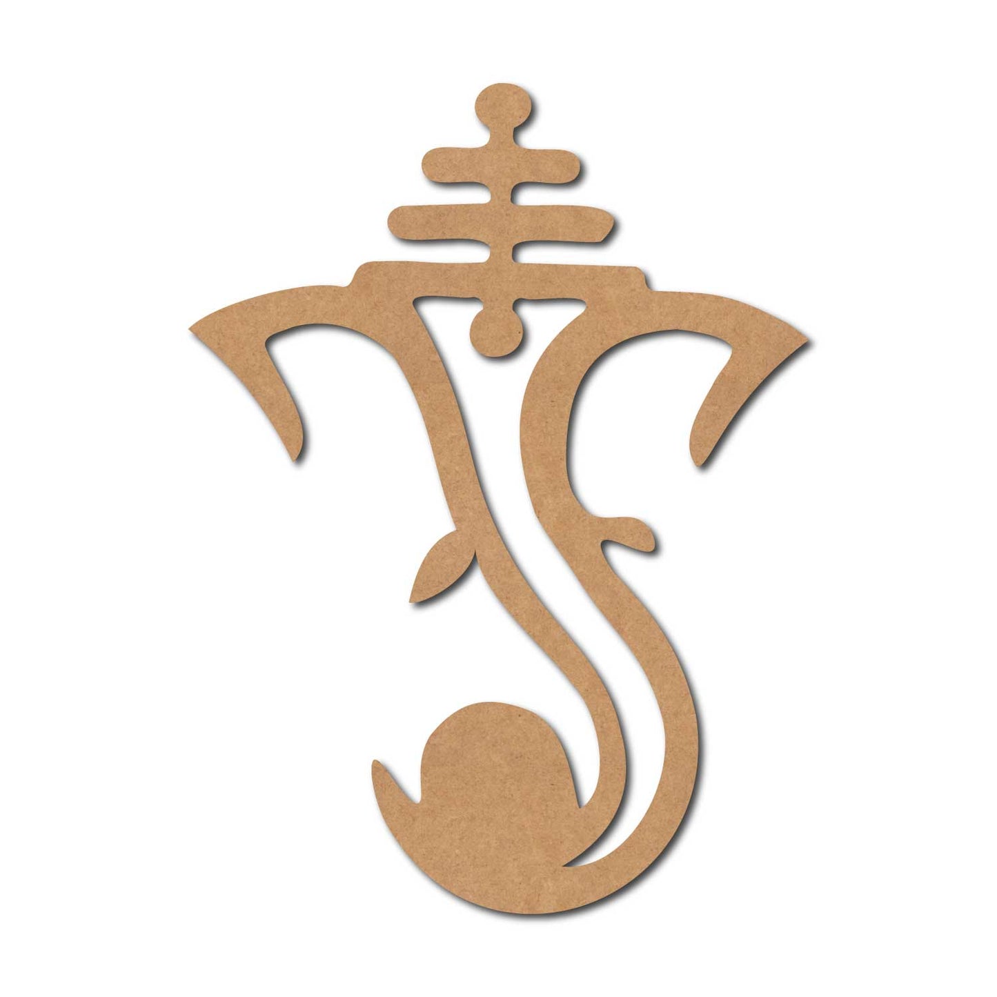 Ganesha Cutout MDF Design 9