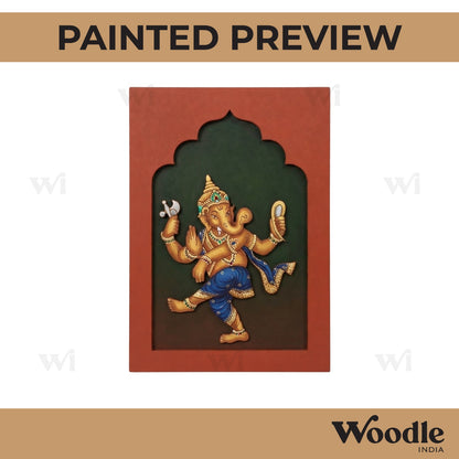 Ganesha Jharokha Pre Marked MDF Design 2